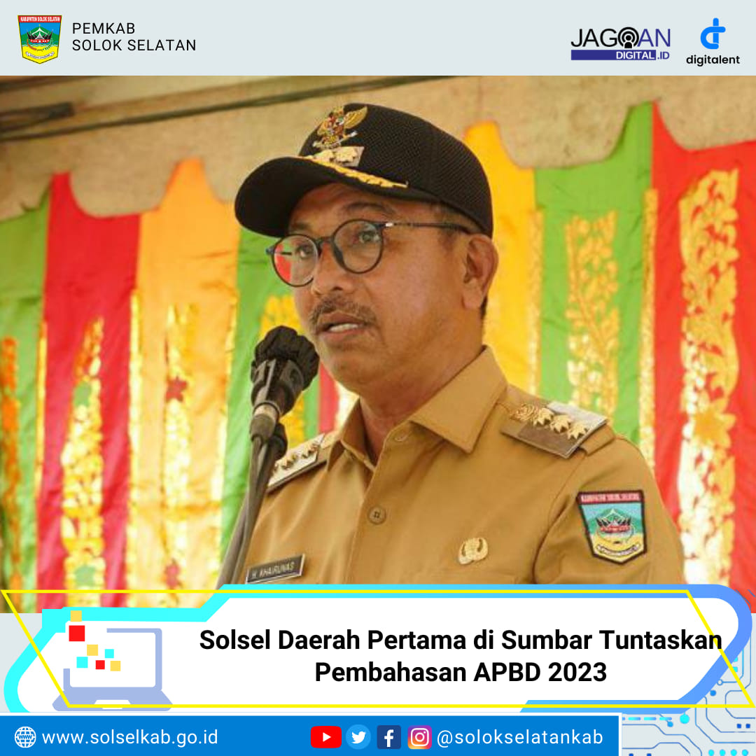 Solsel Daerah Pertama Di Sumbar Tuntaskan Pembahasan Apbd