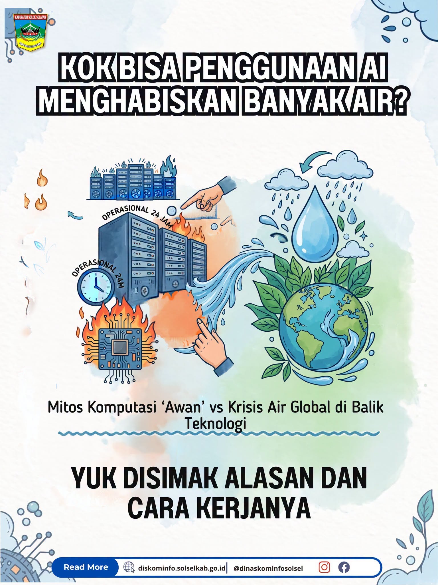 Kok Bisa Penggunaan AI MEnghabiskan Banyak Air